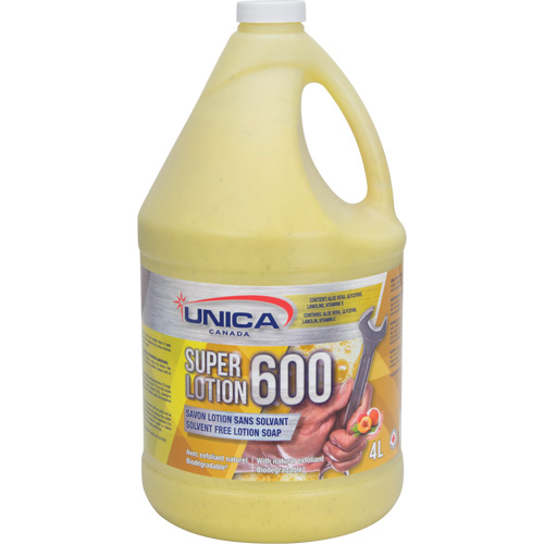 Savon antiseptique Super 600, Pierre ponce, 4 L, Bouteille, P&ecirc;che Cintas