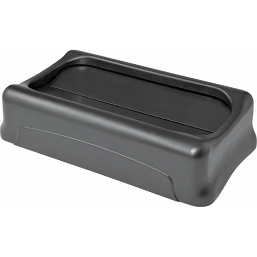 Contenants Slim Jim a/canaux de ventilation, Couvercle &agrave; battant, Plastique, Convient aux contenants 20-1/2" x 11-2/5" Cintas