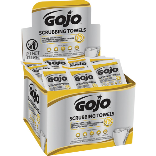 Serviettes nettoyantes, 80 lingettes, 12-1/4" x 10-1/2" Cintas