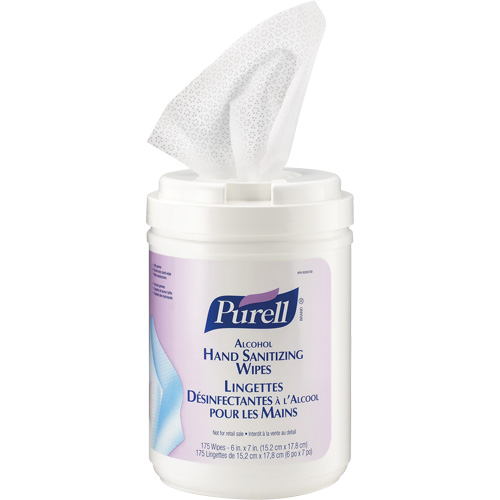 Alcohol Hand Sanitizing Wipes, Canister Cintas