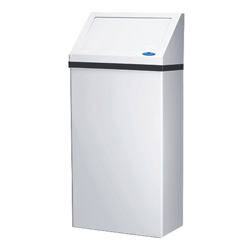 Wall-Mounted Waste Receptacle, Steel, 13.2 US gal. Cintas