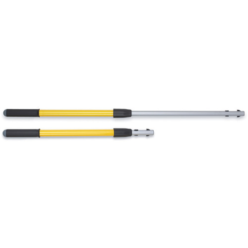 Hygen Quick Connect Short Handle, Aluminum, Quick-Connect Tip, 2" Diameter, 40" Length Cintas