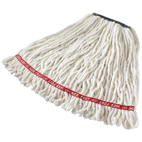 Vadrouille humide Web Foot sans r&eacute;tr&eacute;sissement, Antimicrobien, Fil, 20 oz, Style Boucle Cintas