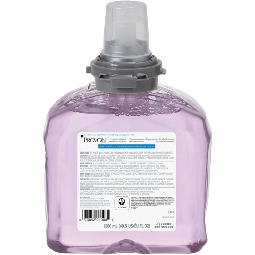 Savon pour les mains aux canneberges avec hydratants am&eacute;lior&eacute;s pour distributeur PROVON TFX, Mousse, 1200 ml, Parfum&eacute; Cintas