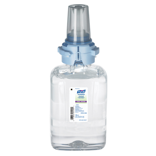 D&eacute;sinfectant pour les mains avanc&eacute; en mousse ADX-7, 700 ml, Cartouche de recharge, 70 % alcool Cintas