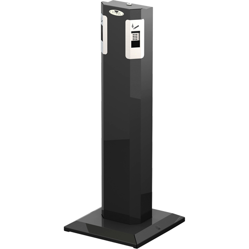 Pedestal Ashtray, Free-Standing, Metal, 1.6 US gal. Capacity, 41-1/2" Height Cintas