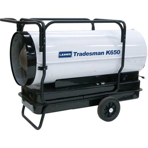 Tradesman&reg; Forced Air Heater, Fan, Kerosene, 650,000 BTU/H Cintas