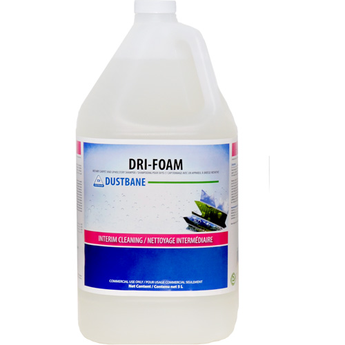 Shampooing pour tapis & meubles rembourr&eacute;s avec un appareil &agrave; brosse rotative Dri-Foam, 5 L, Cruche Cintas