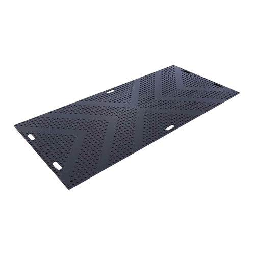 Protecteur de sol LibertyMat d'usage moyen, 4' x 8', Poly&eacute;thyl&egrave;ne haute densit&eacute;, Textur&eacute;, Noir Cintas
