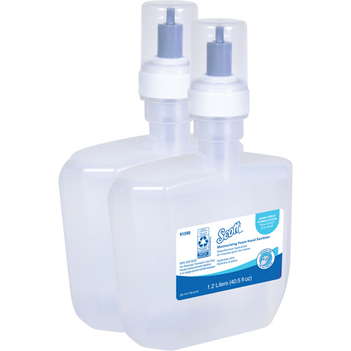 Scott&reg; Pro Moisturizing Foam Hand Sanitizer, 1200 ml, Cartridge Refill, 62% Alcohol Cintas