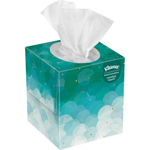 Kleenex&reg; Upright Facial Tissue, 2 Ply, 7.8" L x 8.3" W, 95 Sheets/Box Cintas