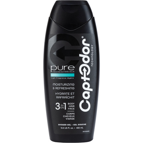 Gel douche 3 en 1, 400 ml, Pure fraîcheur, Bouteille Cintas