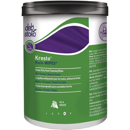 Serviettes Kresto Kwik-Wipes, 70 lingettes, 12" x 10" Cintas