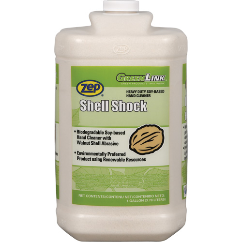 Nettoyant surpuissant pour les mains Shell Shock, Cr&egrave;me, 3,78 L, Cruche, Parfum&eacute; Cintas