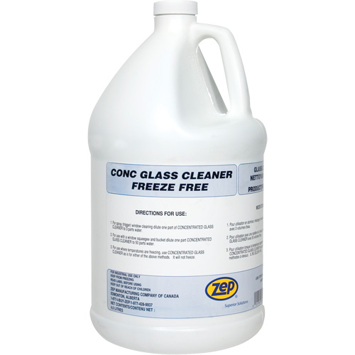 Concentrated Freeze-Free Glass Cleaner, 4 L, Jug Cintas