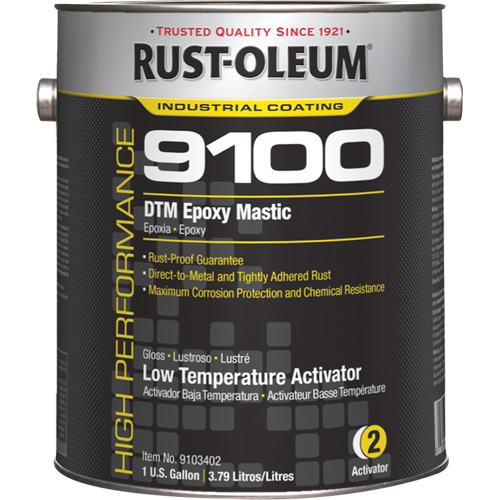 Activateur &agrave; basse temp&eacute;rature pour mastic &eacute;poxy DTM du syst&egrave;me 9100, Gallon Cintas