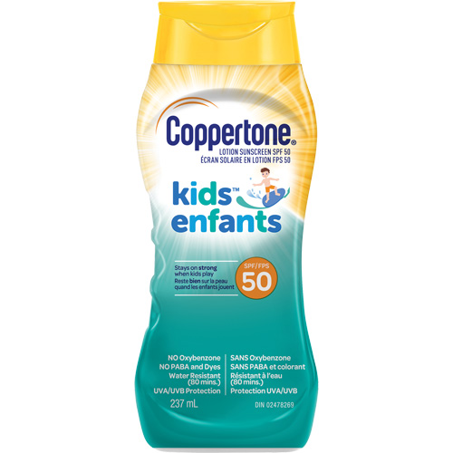 Kids Water Resistant Sunscreen, SPF 50, Lotion Cintas