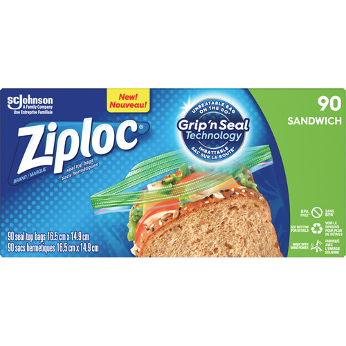 Ziploc&reg; Sandwich Bags Cintas