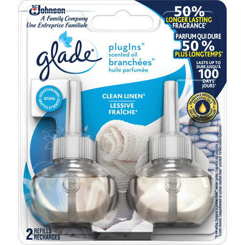 Recharge Glade Branch&eacute;es huile parfum&eacute;e, Lessive fraîche , Cartouche Cintas