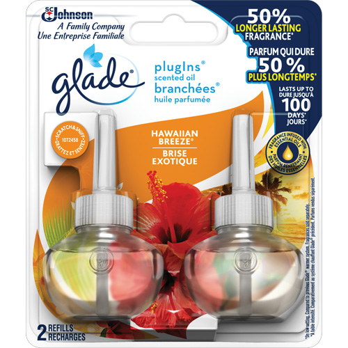 Recharge Glade Branch&eacute;es huile parfum&eacute;e, Brise exotique, Cartouche Cintas