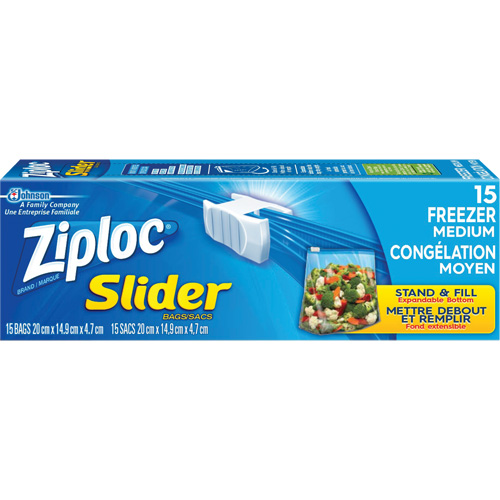 Ziploc&reg; Slider Freezer Bags Cintas