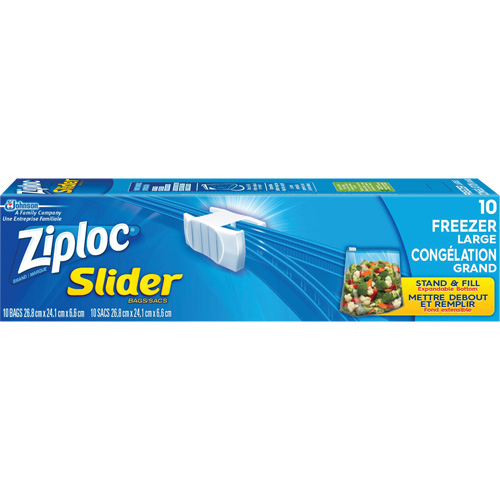 Sacs de cong&eacute;lation &agrave; glissi&egrave;re Ziploc Cintas