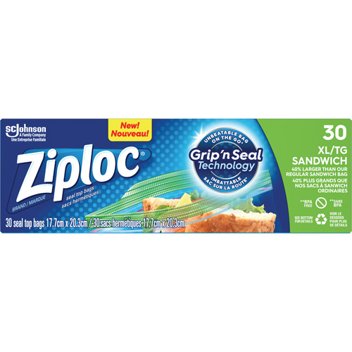 Ziploc&reg; Sandwich Bags Cintas