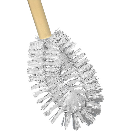 HD Toilet Brush with Wire Centre, 20" L, Polypropylene Bristles, Yellow Cintas