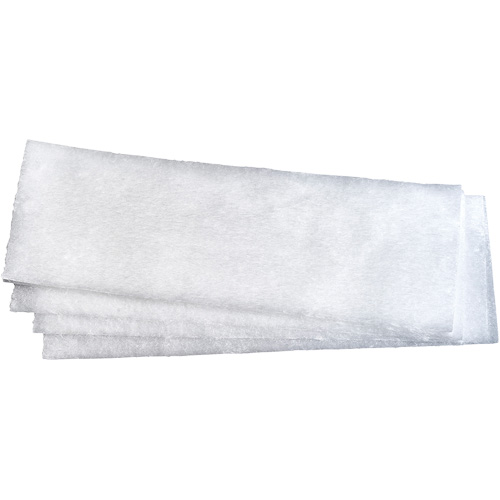 Static Attack Mop Sheets, Polyethylene, White Cintas