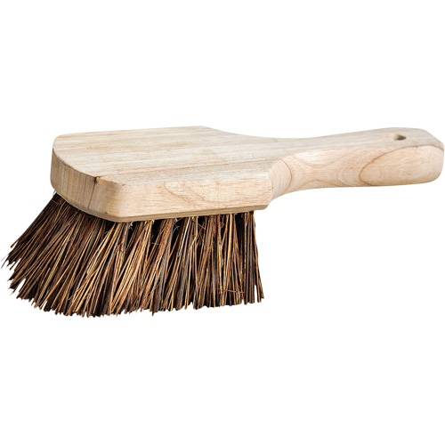 Brosse &agrave; chaudron &agrave; manche court, Soies Ferme, Longueur de 9", Brun Cintas