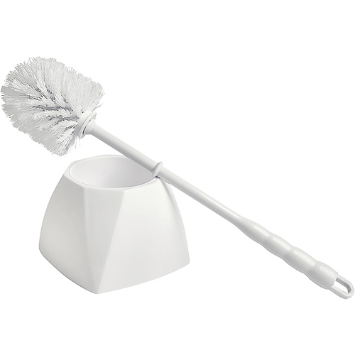 Bowl Brush with Caddy, 15-1/2" L, Polypropylene Bristles, White Cintas