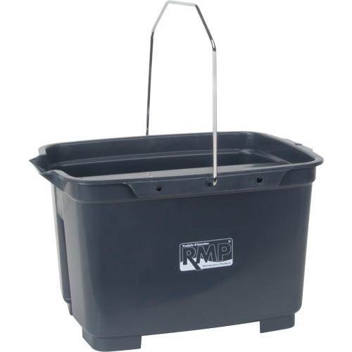 Seau double, Capacit&eacute; de 4,75 gal. US (19 pintes), Gris Cintas