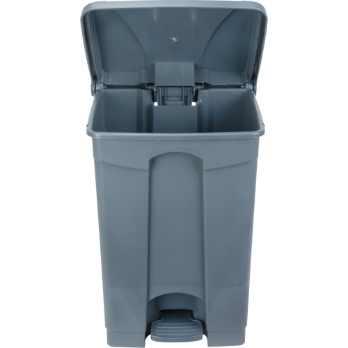 Poubelle &agrave; p&eacute;dale, Plastique, Capacit&eacute; 12 gal. US Cintas