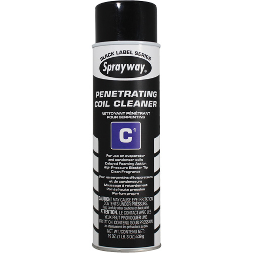 Nettoyant p&eacute;n&eacute;trant pour serpentins C1, 19 oz liq., Canette a&eacute;rosol Cintas