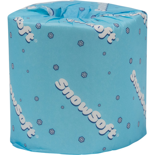Papier hygi&eacute;nique de premi&egrave;re qualit&eacute; Snow Soft, 2 Pli, 420 Feuilles/Rouleu, Longueur 122', Blanc Cintas