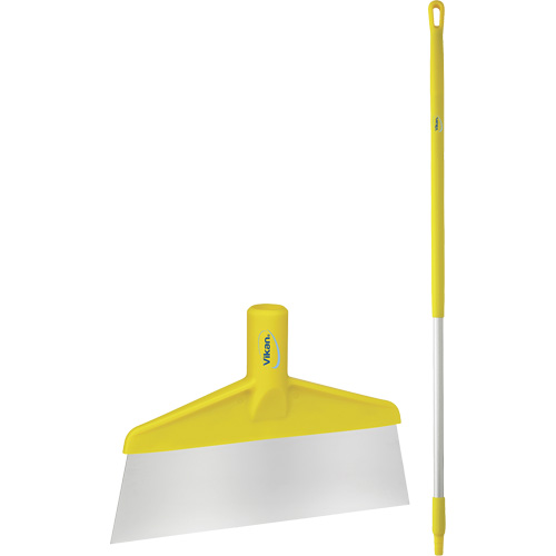 Floor Scraper with Handle, Yellow, 9-3/5" W x 55-9/10" L Cintas