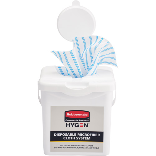 Microfibre Cloth Charging Bucket, White Cintas