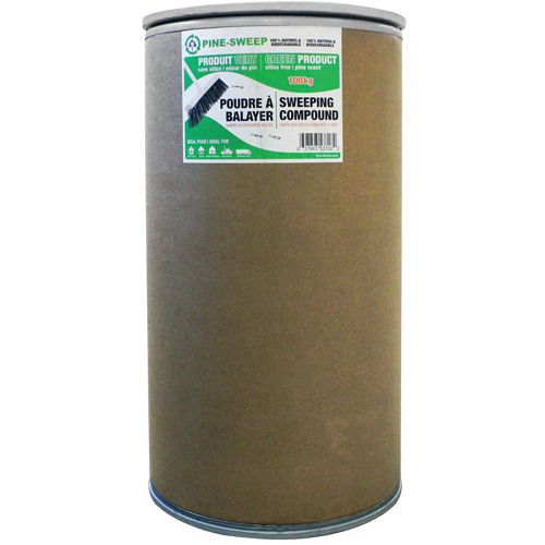 Compos&eacute; de balayage Pine Sweep Dust Buster, Baril, 220,46 lb (100 kg) Cintas