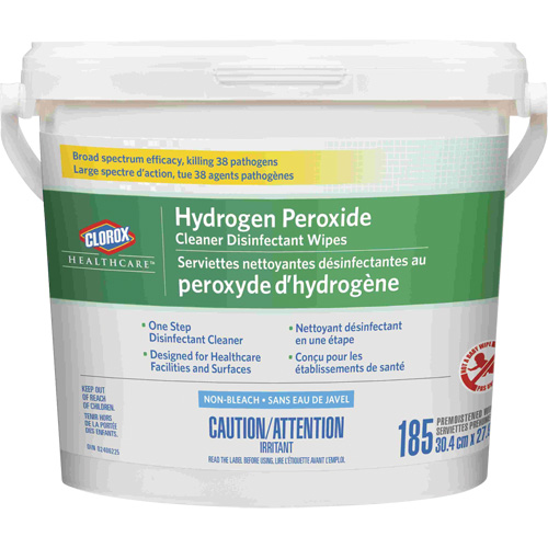 Healthcare&reg; Hydrogen Peroxide Cleaner Disinfecting Wipes, 185 Count Cintas