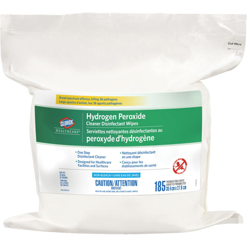 Healthcare&reg; Hydrogen Peroxide Cleaner Disinfecting Wipes, 185 Count Cintas