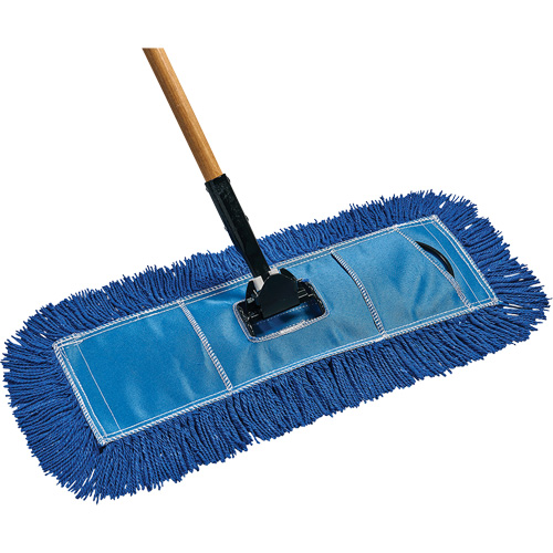 Economy Dust Mop, Slip On Style, Yarn, 18" L x 5" W Cintas