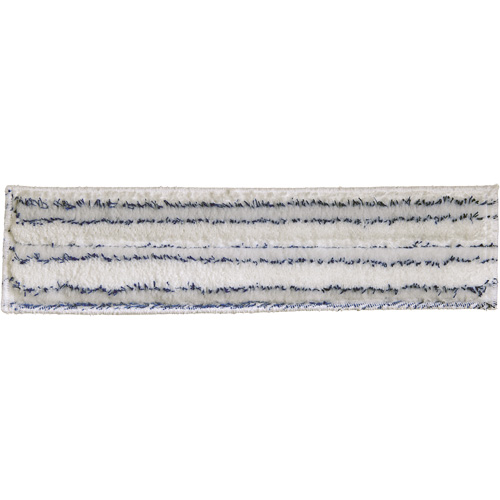 Tampon &agrave; plancher Microlight, R&eacute;cureur, Microfibre/Polyester, 5" x 24" Cintas
