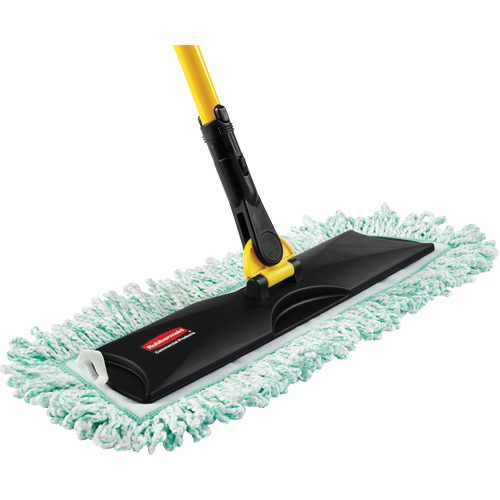 Hygen Fringed Dust Pad, Hook and Loop Style, Microfibre, 40" L x 9" W Cintas
