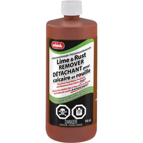 D&eacute;tachant pour calcaire et rouille Whink, 946 ml, Bouteille Cintas