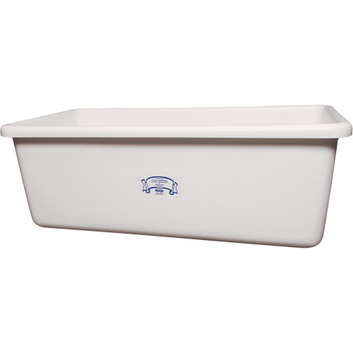 Transport Storage Tub, Plastic, White Cintas