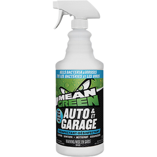 D&eacute;sinfectant pour lautomobile et le garage Mean Green, 1,18 L, Bouteille &agrave; g&acirc;chette Cintas