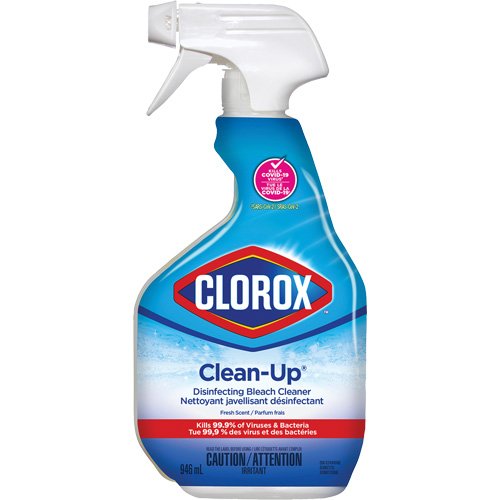 Nettoyant javellisant d&eacute;sinfectant Clean-Up en vaporisateur, 946 ml, Bouteille &agrave; g&acirc;chette Cintas