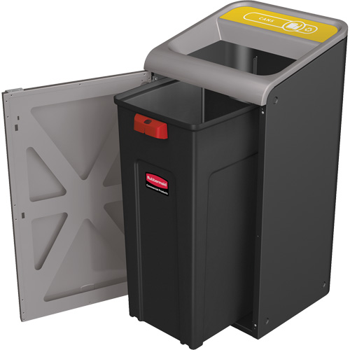 Configure Mixed Recycling Waste Container, Bulk, Steel, 45 US gal. Cintas