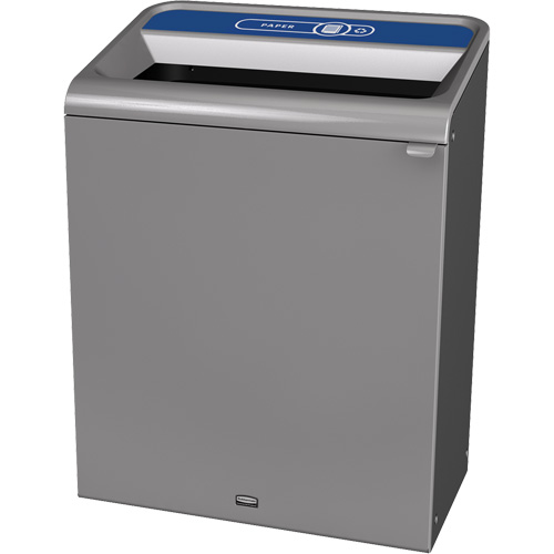 Configure Paper Waste Container, Bulk/Curbside/Deskside, Steel, 45 US gal. Cintas