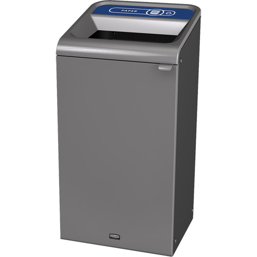 Configure Paper Waste Container, Bulk/Curbside/Deskside, Steel, 23 US gal. Cintas